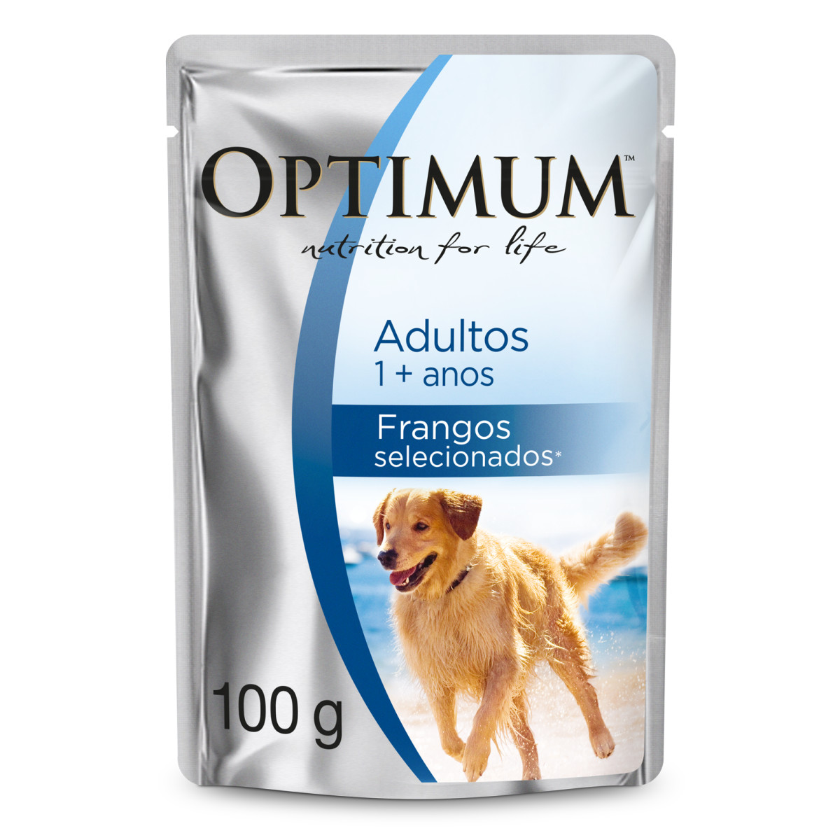 RAÇÃO ÚMIDA OPTIMUM SACHÊ PARA CÃES ADULTOS FRANGO 100G