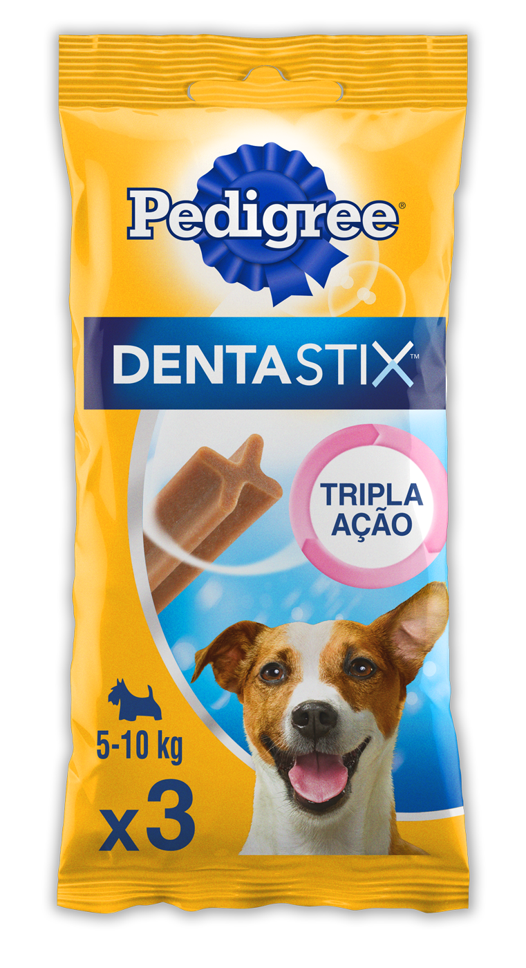 PETISCO PEDIGREE DENTASTIX CUIDADO ORAL PARA CÃES ADULTOS RAÇAS PEQUENAS 3 UNIDADES