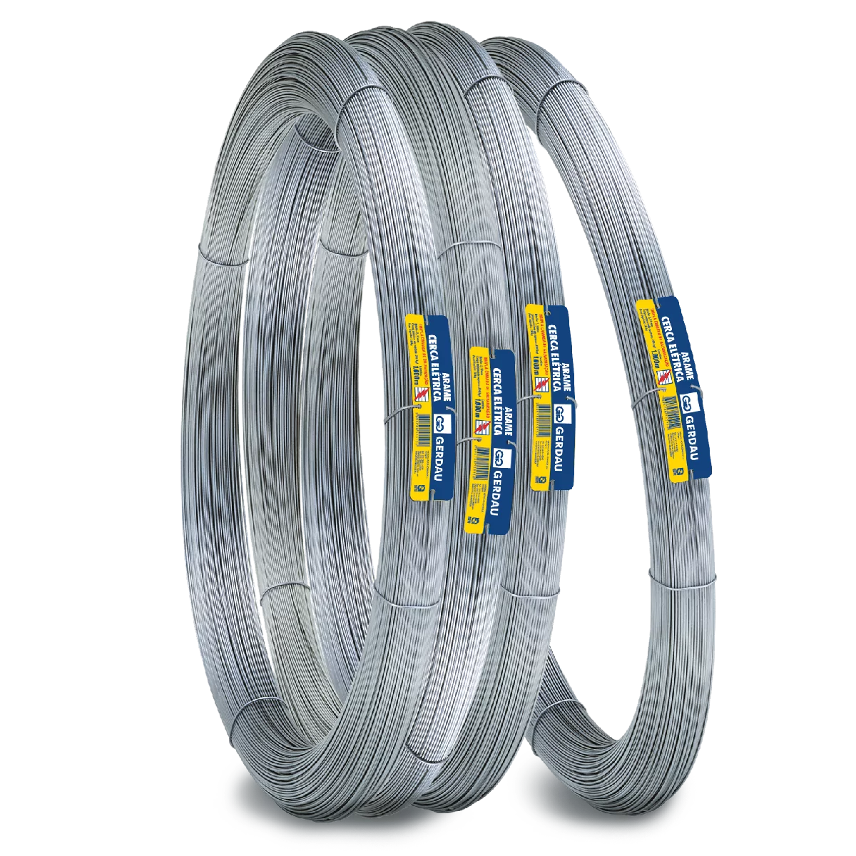 ARAME PARA CERCA ELÉTRICA 2,10MM ROLO COM 1000M - GERDAU