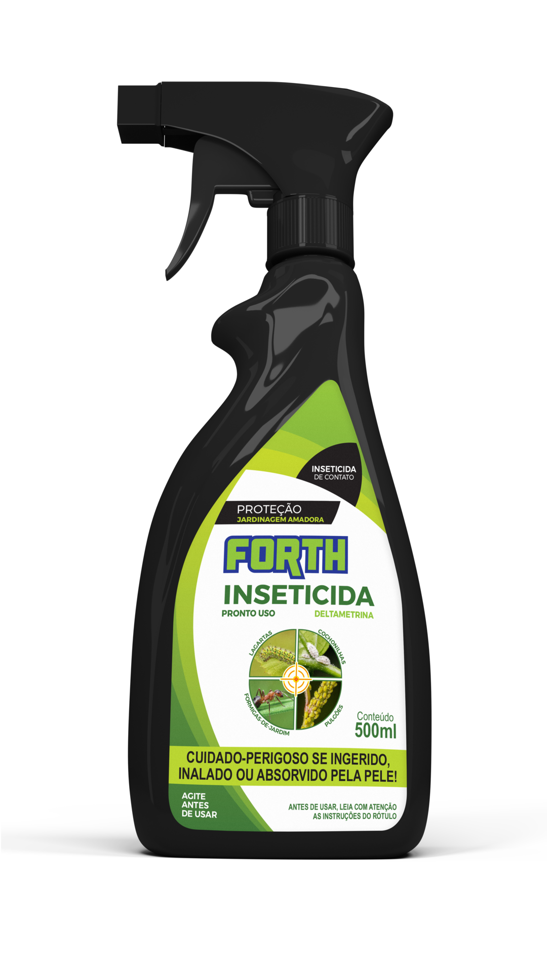 INSETICIDA LÍQUIDO FORTH INSETICIDA PRONTO USO 500ML
