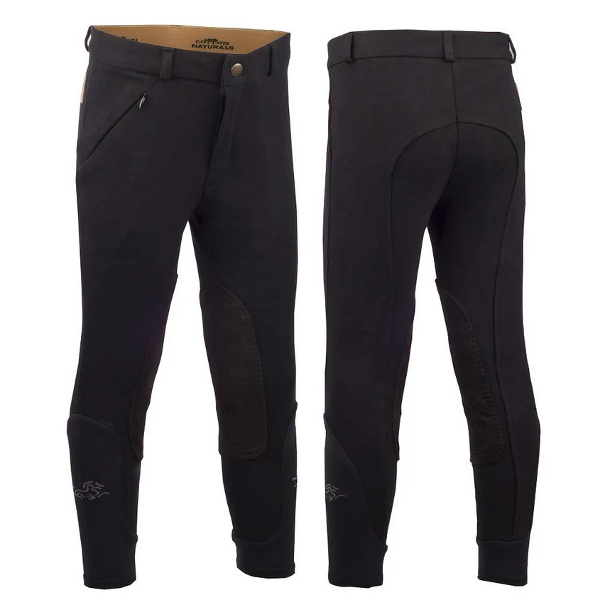 CULOTE PARA HIPISMO COTTON NATURALS INFANTIL TAMANHO 10 PRETO - KAUANA