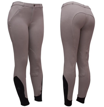 CULOTE PARA HIPISMO COTTON NATURALS ADULTO TAMANHO 46 CINZA - KAUANA