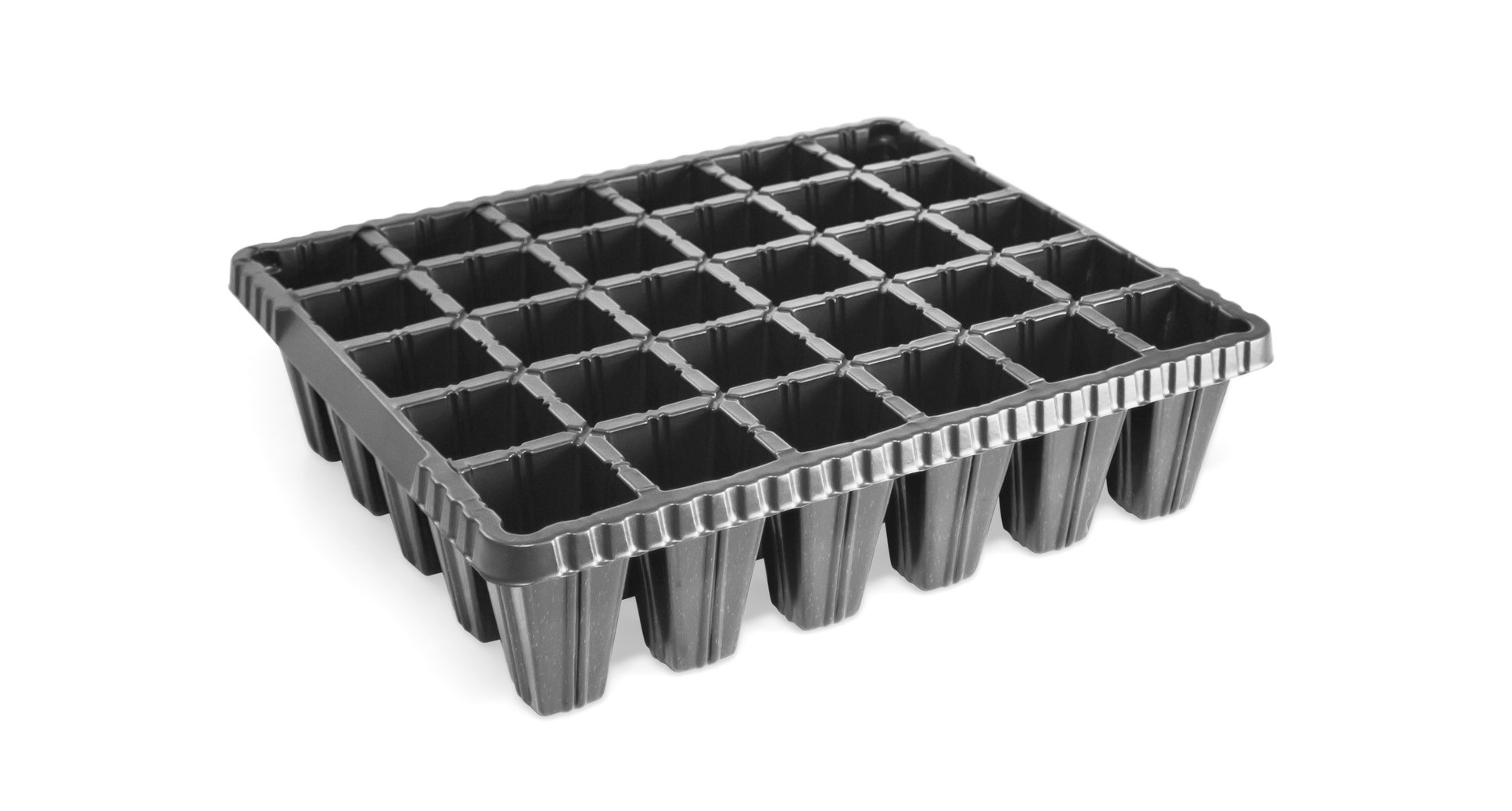 BANDEJA PARA CULTIVO 30 CELULAS PRETA PLÁSTICA
