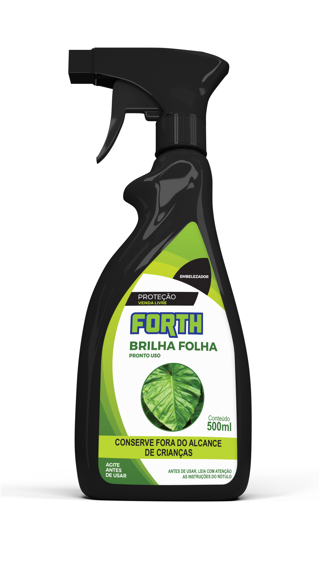 FERTILIZANTE LÍQUIDO FORTH BRILHA FOLHAS PRONTO USO 500ML