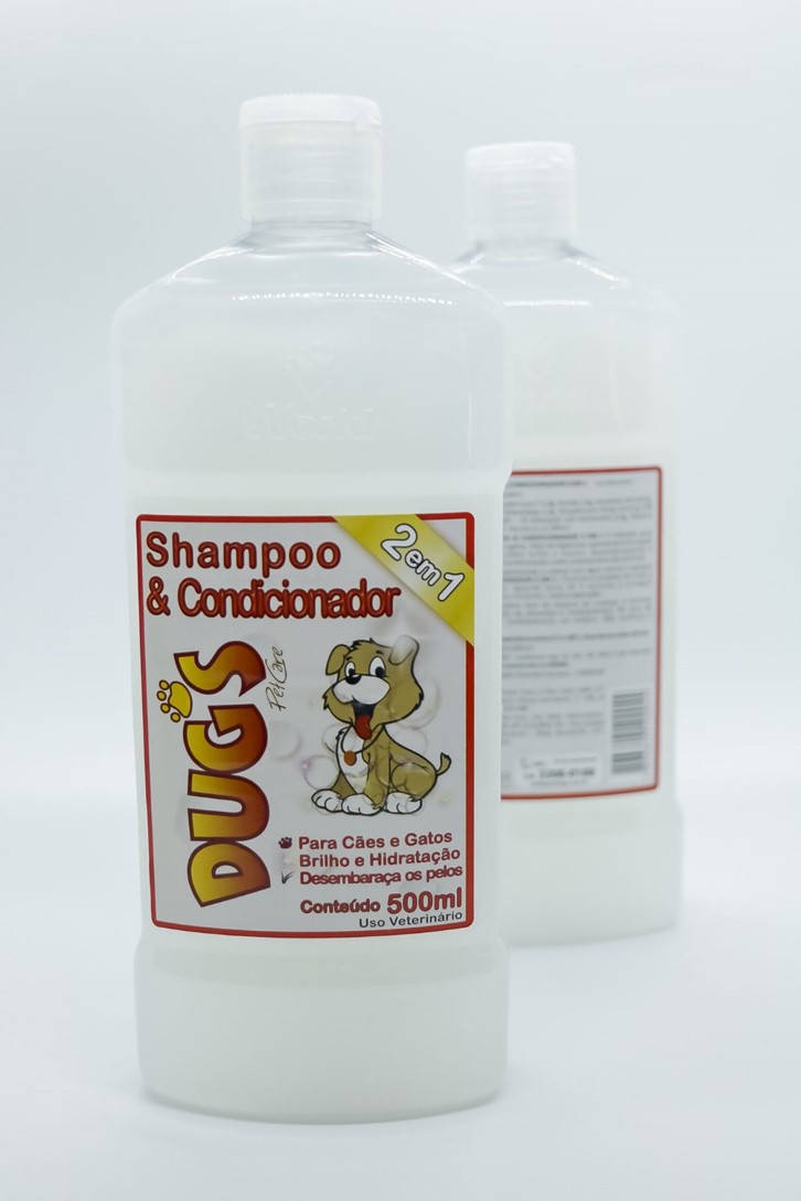 SHAMPOO E CONDICIONADOR PARA CÃES 500ML - DUG'S