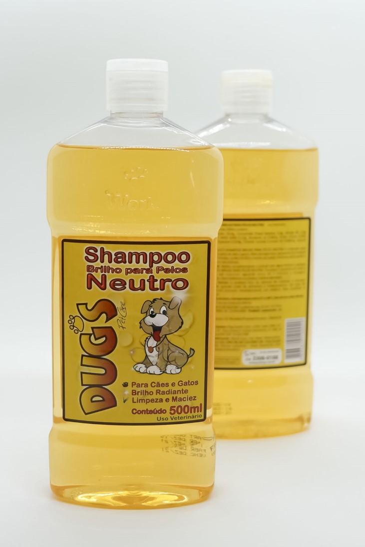 SHAMPOO BRILHO PARA PELOS NEUTRO PARA CÃES E GATOS 500ML - DUG'S