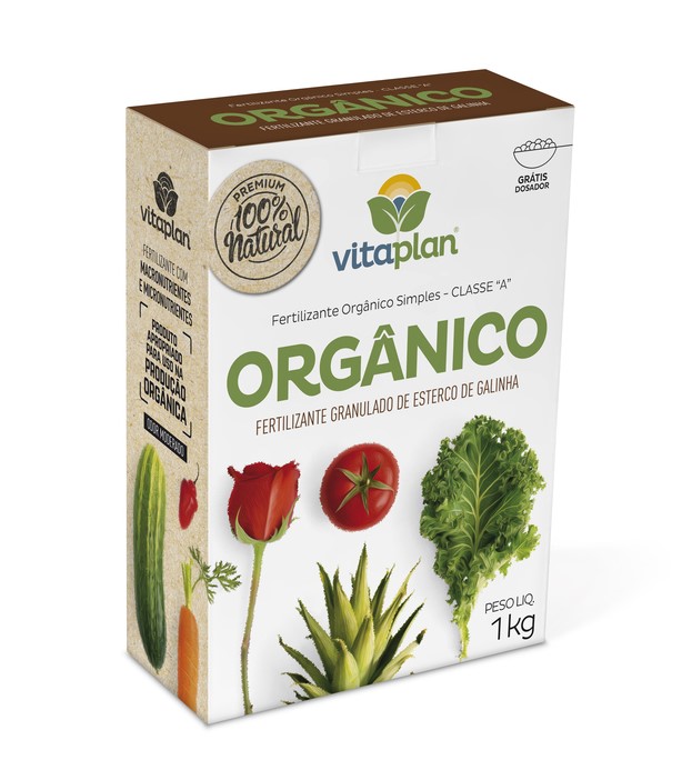 FERTILIZANTE ORGÂNICO 1KG - VITAPLAN