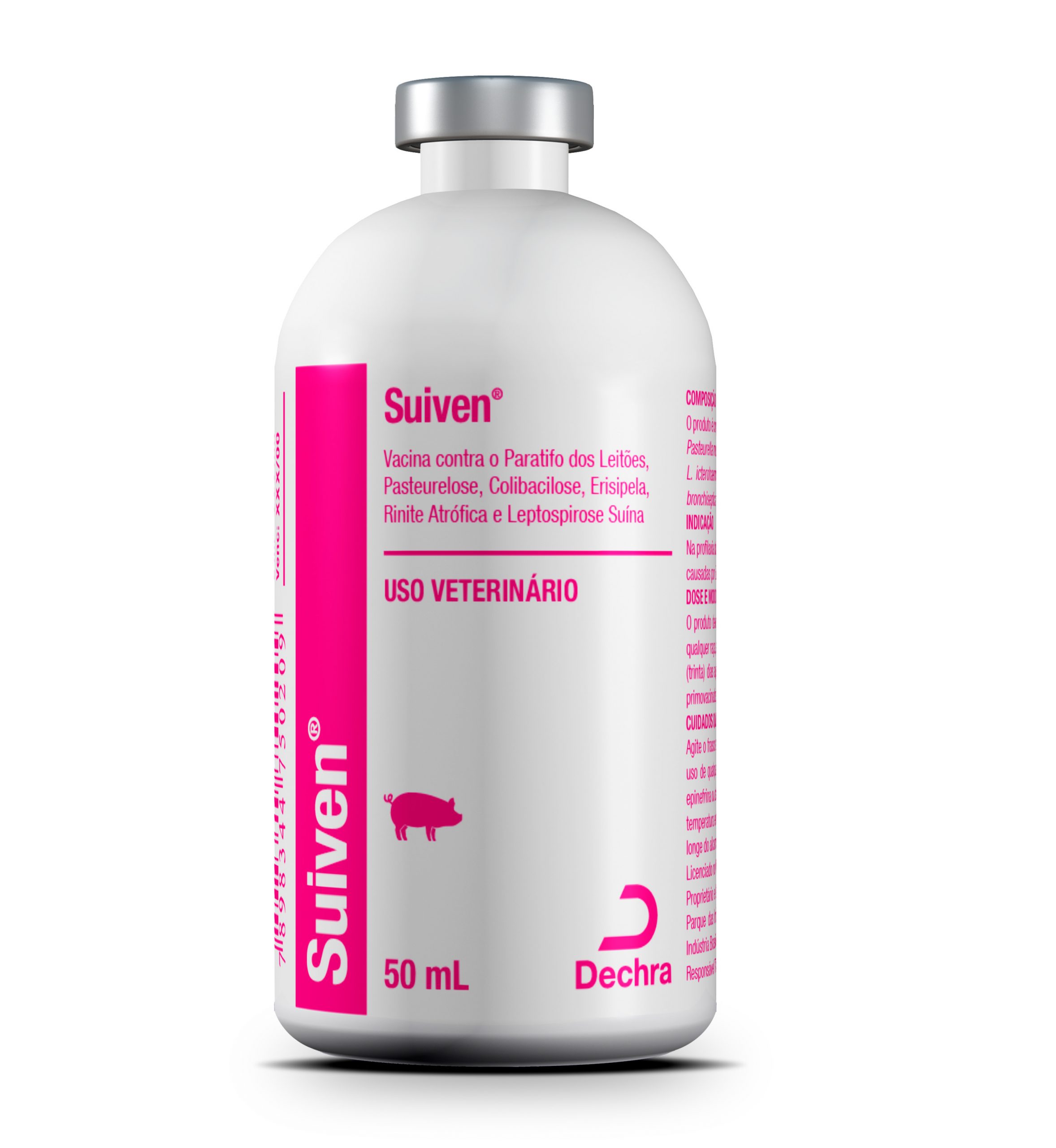 VACINA PARA SUÍNOS SUIVEN 50ML (25 DOSES) - DECHRA