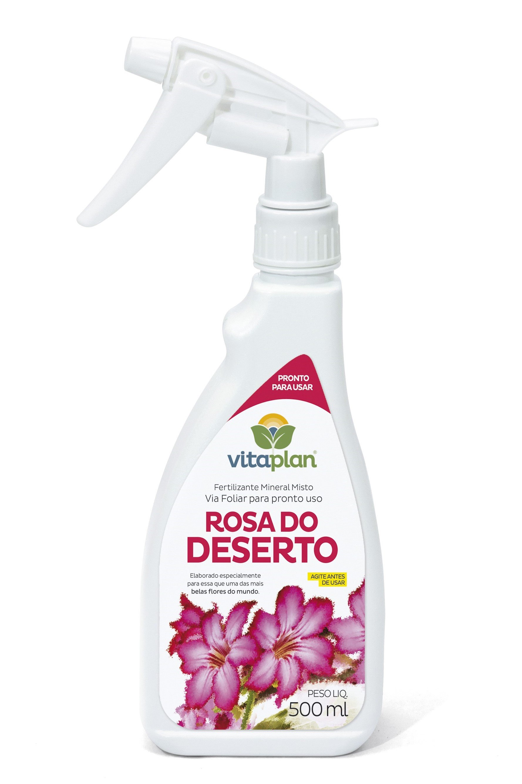 FERTILIZANTE MINERAL MISTO PARA ROSA DO DESERTO PRONTO USO 500ML  - VITAPLAN