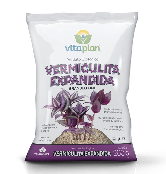 VERMICULITA EXPANDIDA GRÂNULOS FINOS 200G - VITAPLAN