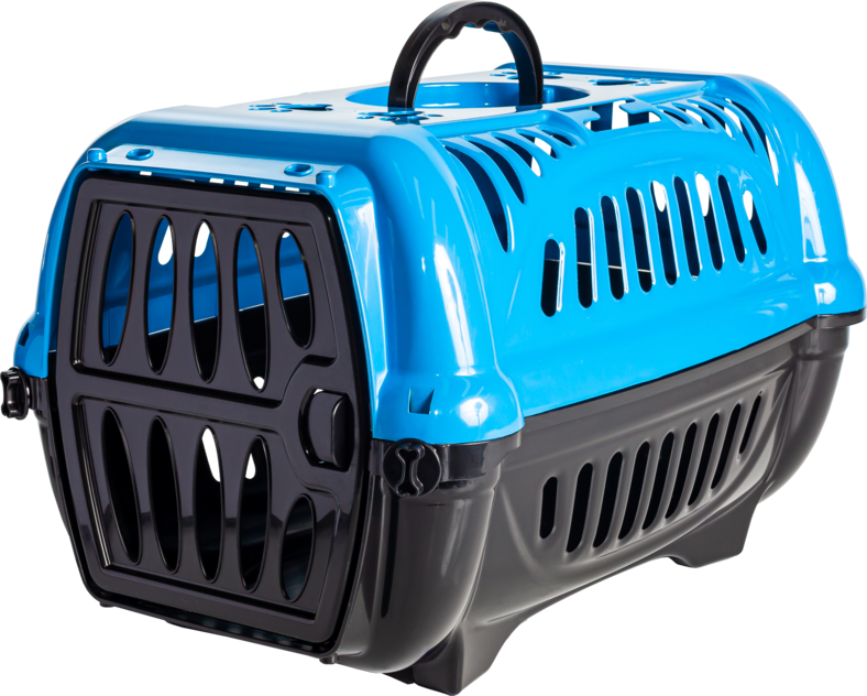 CAIXA TRANSPORTE PARA CÃES E GATOS Nº 1 AZUL