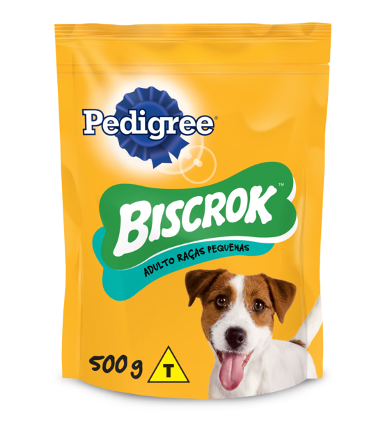 BISCOITO PEDIGREE BISCROK PARA CÃES ADULTOS RAÇAS PEQUENAS 500G