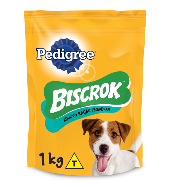 BISCOITO PEDIGREE BISCROK PARA CÃES ADULTOS RAÇAS PEQUENAS 1KG