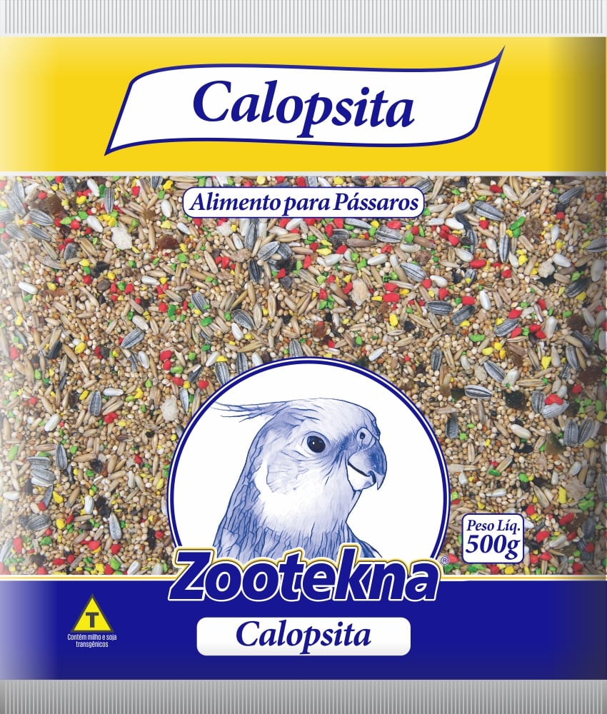 RAÇÃO MISTURA BALANCEADA DE SEMENTES PARA CALOPSITAS 500G - ZOOTEKNA