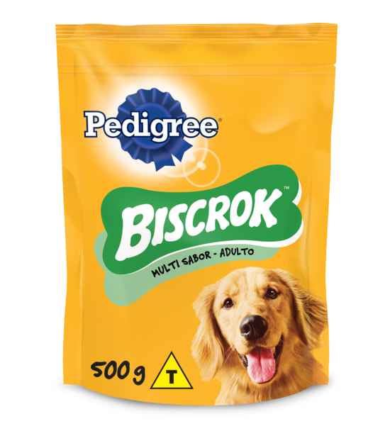 BISCOITO PEDIGREE BISCROK PARA CÃES ADULTOS MULTI 500G