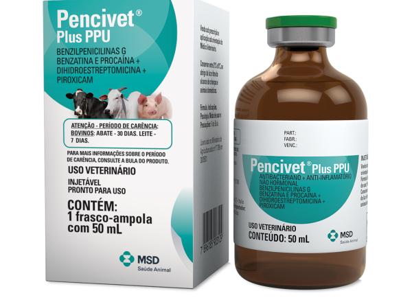 ANTIBACTERIANO PENCIVET PLUS PPU 50ML - MSD