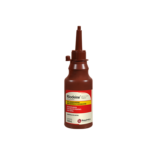 ANTISSÉPTICO RIODEINE DERMO SUAVE TÓPICO 100ML - RIOQUÍMICA