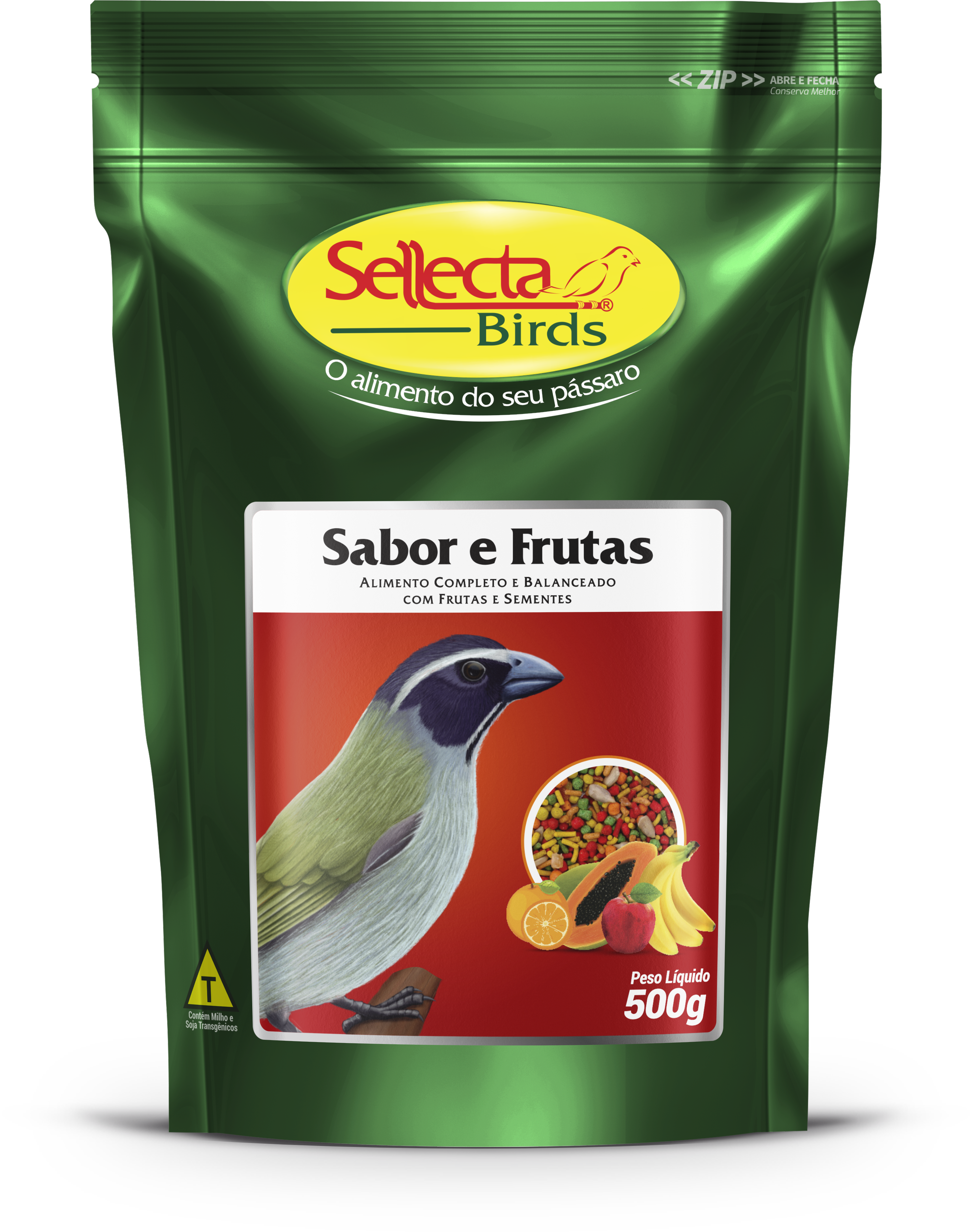 RAÇÃO SABOR E FRUTAS 500G- SELLECTA