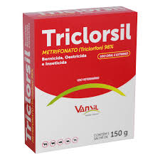 BERNICIDA, OESTRICIDA E INSETICIDA TRICLORSIL 150G - VANSIL