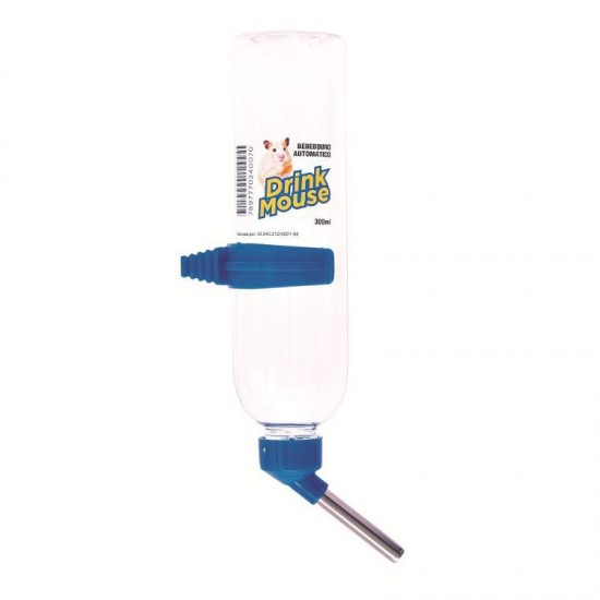 BEBEDOURO PARA HAMSTER ROEDORES BICO DE INOX 300ML