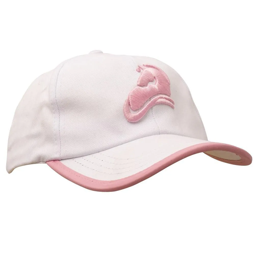 BONÉ BORDADO HDR BRANCO E ROSA CLARO - KAUANA