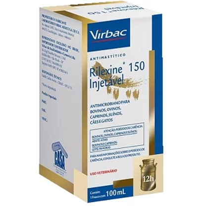 ANTIBIÓTICO USO INJETÁVEL PARA BOVINOS RILEXINE 150 100ML - VIRBAC