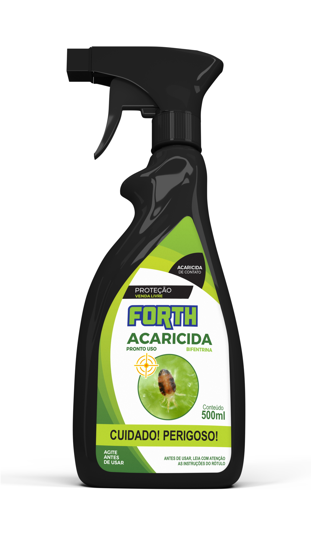 INSETICIDA LÍQUIDO FORTH ACARICIDA PRONTO USO 500ML