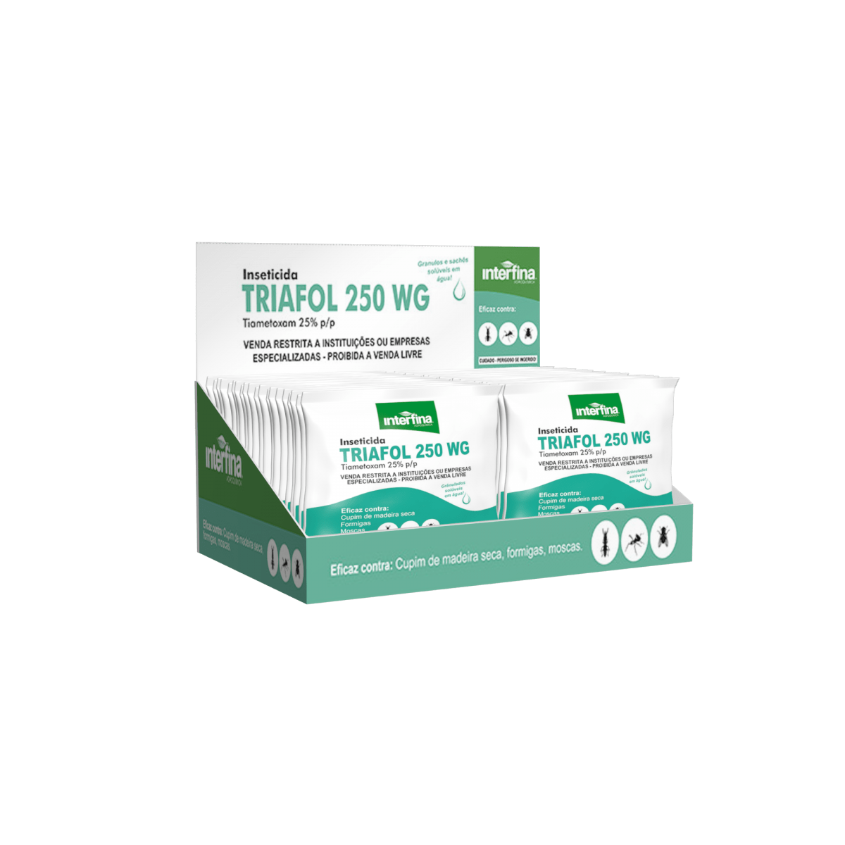 INSERTIIDA EM PÓ TRIAFOL 250 WG 20G - INTERFINA