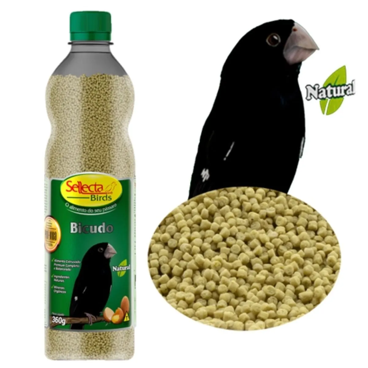 RAÇÃO EXTRUSADO BICUDO NATURAL 180G - SELLECTA