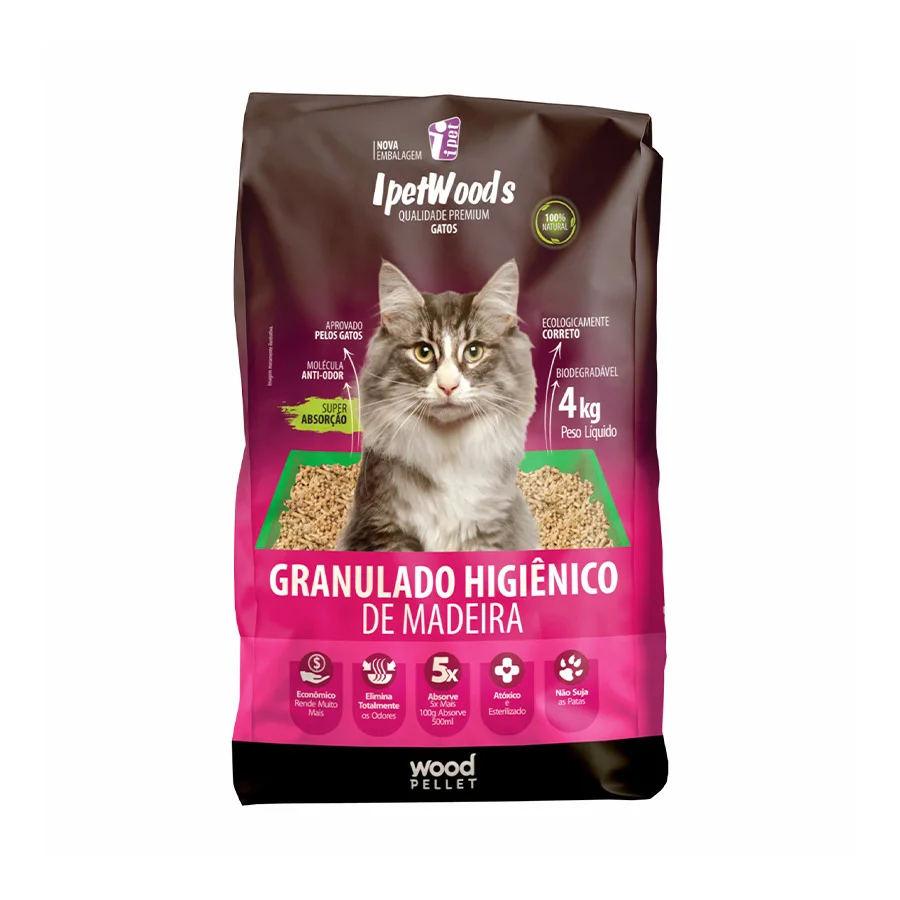 GRANULADO SANT. MADEIRA IPETWOOODS 4KG