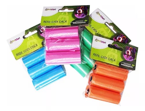 REFIL CATA CACA COLOR 3 ROLOS 15 SAQ