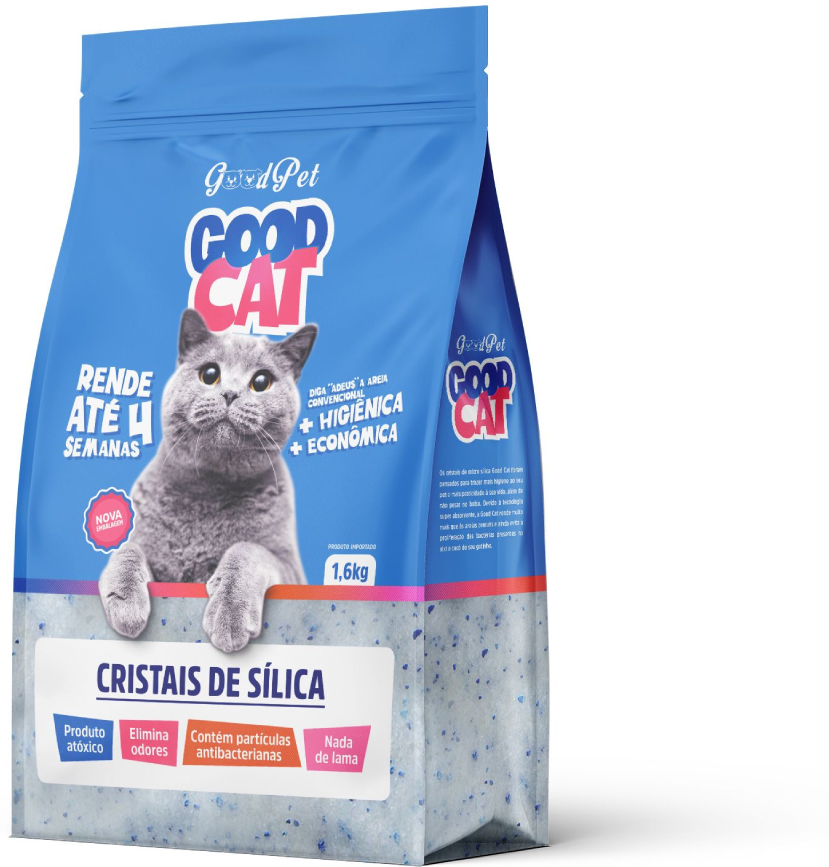 AREIA DE SILICA GEL GOOD CAT - 1,6KG