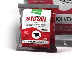 RATICIDA BLOCO PARAFINADO DOMÉSTICO RATOZAN 20G - INTERFINA