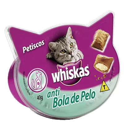 WHISKAS TEMP ANTI BOLA DE PELO 80G