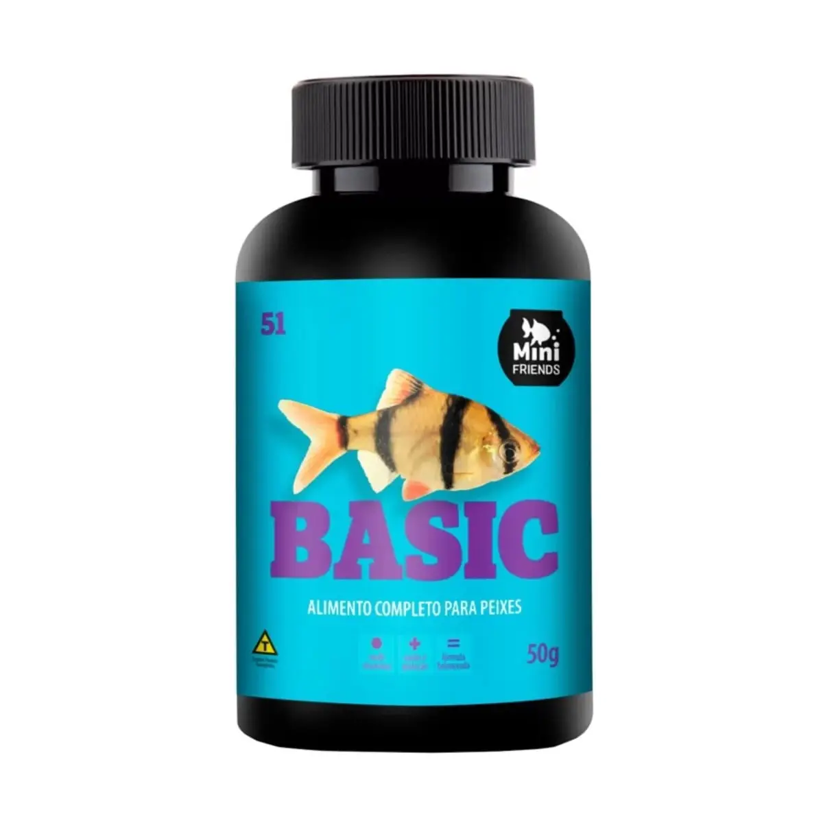 RAÇÃO PARA PEIXES BASIC MINI FRIENDS 50G - ZOOTEKNA