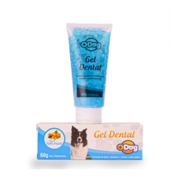 GEL DENTAL PARA CÃES TUTTI - FRUTI 60G - MAIS DOG