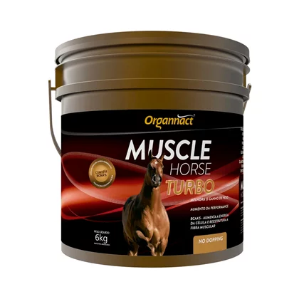 SUPLEMENTO MUSCLE HORSE TURBO 6KG PREMIADO - ORGANNACT