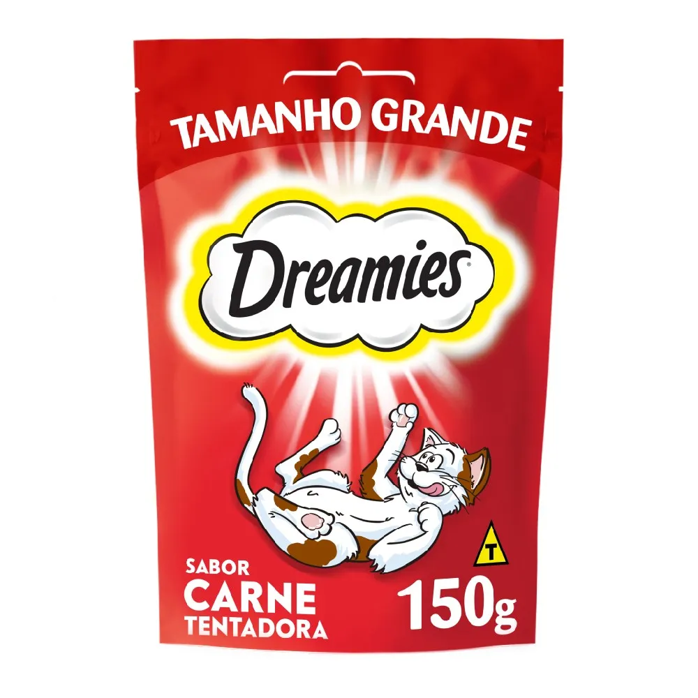 PETISCO DREAMIES CARNE TENTADORA GATOS ADULTOS 150G
