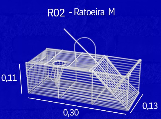 GAIOLA RATOEIRA MÉDIA - INCAR