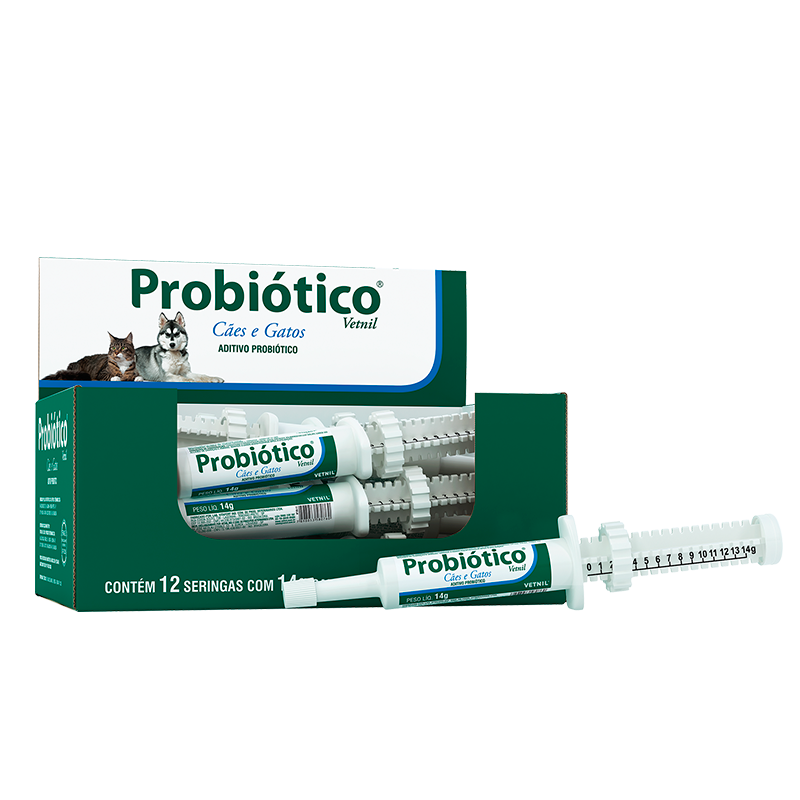 PROBIÓTICO PARA CÃES E GATOS 40G - VETNIL