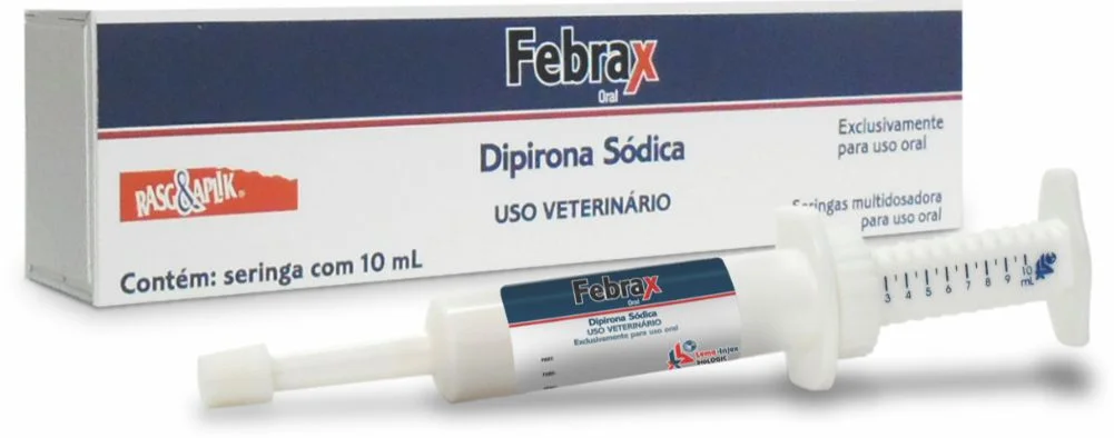 ANTI-INFLAMATÓRIO NÃO ESTEROIDAL (AINE), ANALGÉSICO, ANTIPIRÉTICO FEBRAX GEL ORAL 10ML - LEMA-INJEX