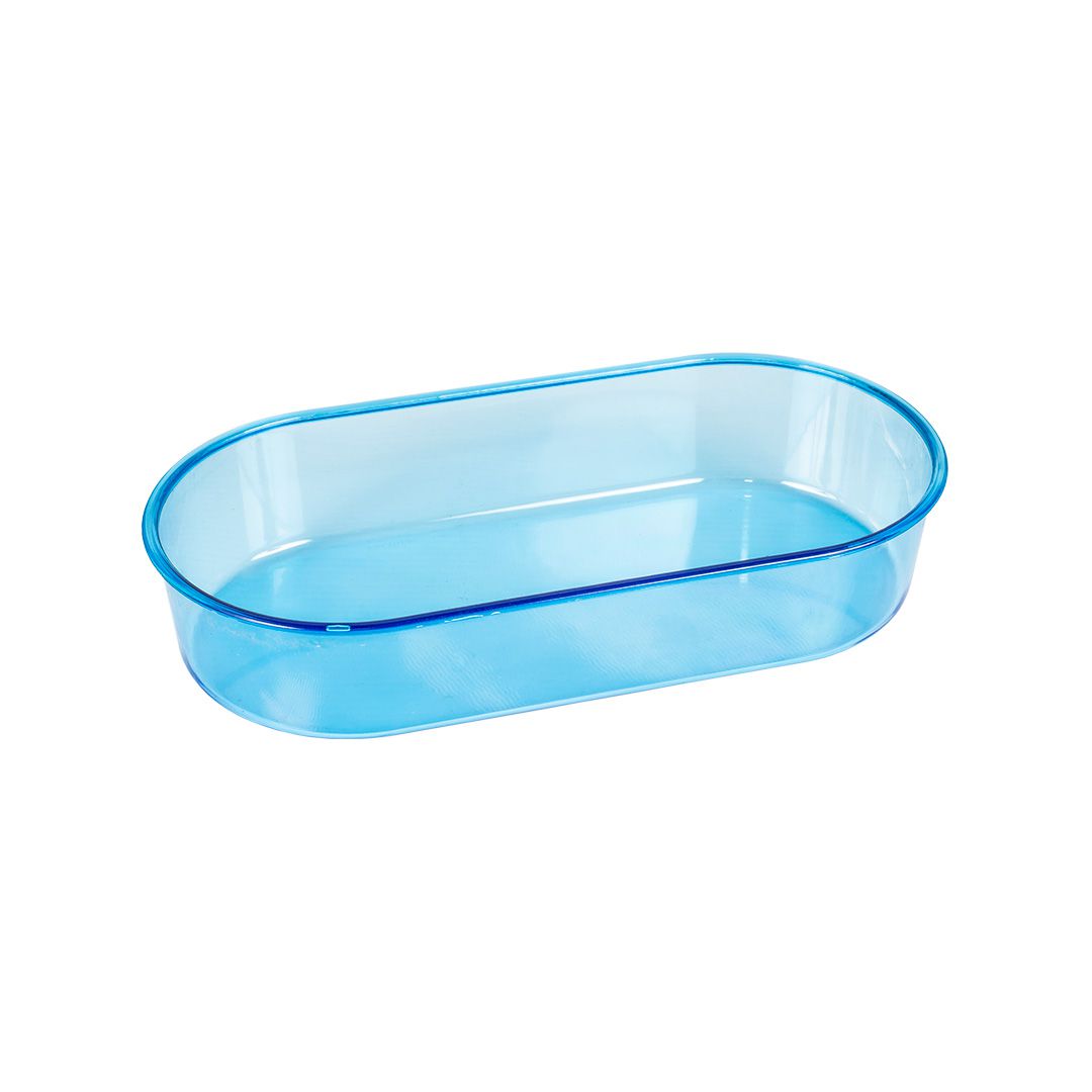 BANHEIRA OVAL AZUL MÉDIA 200ML
