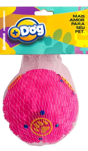 BRINQUEDO PARA CÃES BOLA INTELIGENTE M ROSA - MAIS DOG