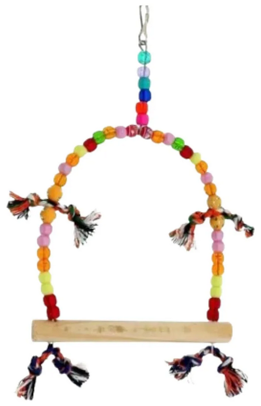 BRINQUEDO PARA PÁSSAROS BALANÇO REDONDO GRANDE - MAIS BIRD