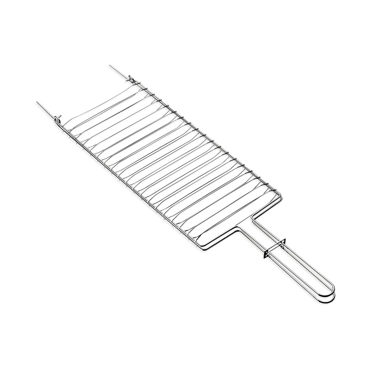 GRELHA TRAMONTINA CHURRASCO EM AÇO INOX 72X23CM - 26480004