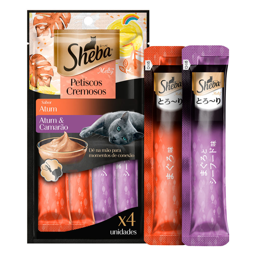 SHEBA CREAMY ATUM/ATUM CAMARAO 4X12GR