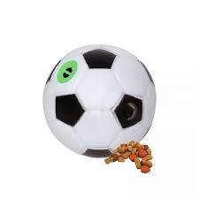 BRINQUEDO BOLA DE FUTEBOL PETISCO COM SOM 10,5CM