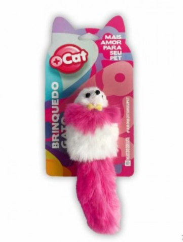 BRINQUEDO PARA GATOS CHIQUE PELÚCIA 20CM