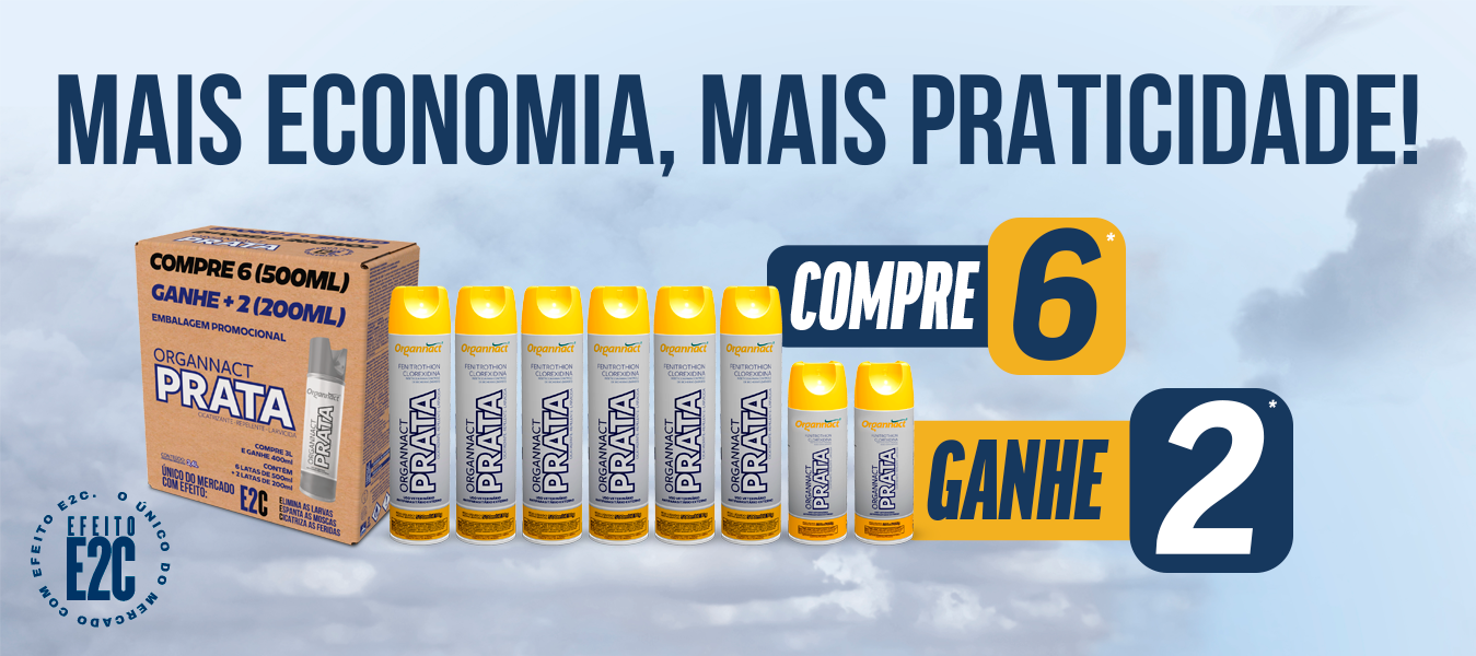 TRATAMENTO DE BICHEIRAS ORGANNACT PRATA 500ML COMPRE 6 UNIDADES E GANHE 2 UNIDADES DE 200ML - ORGANNACT