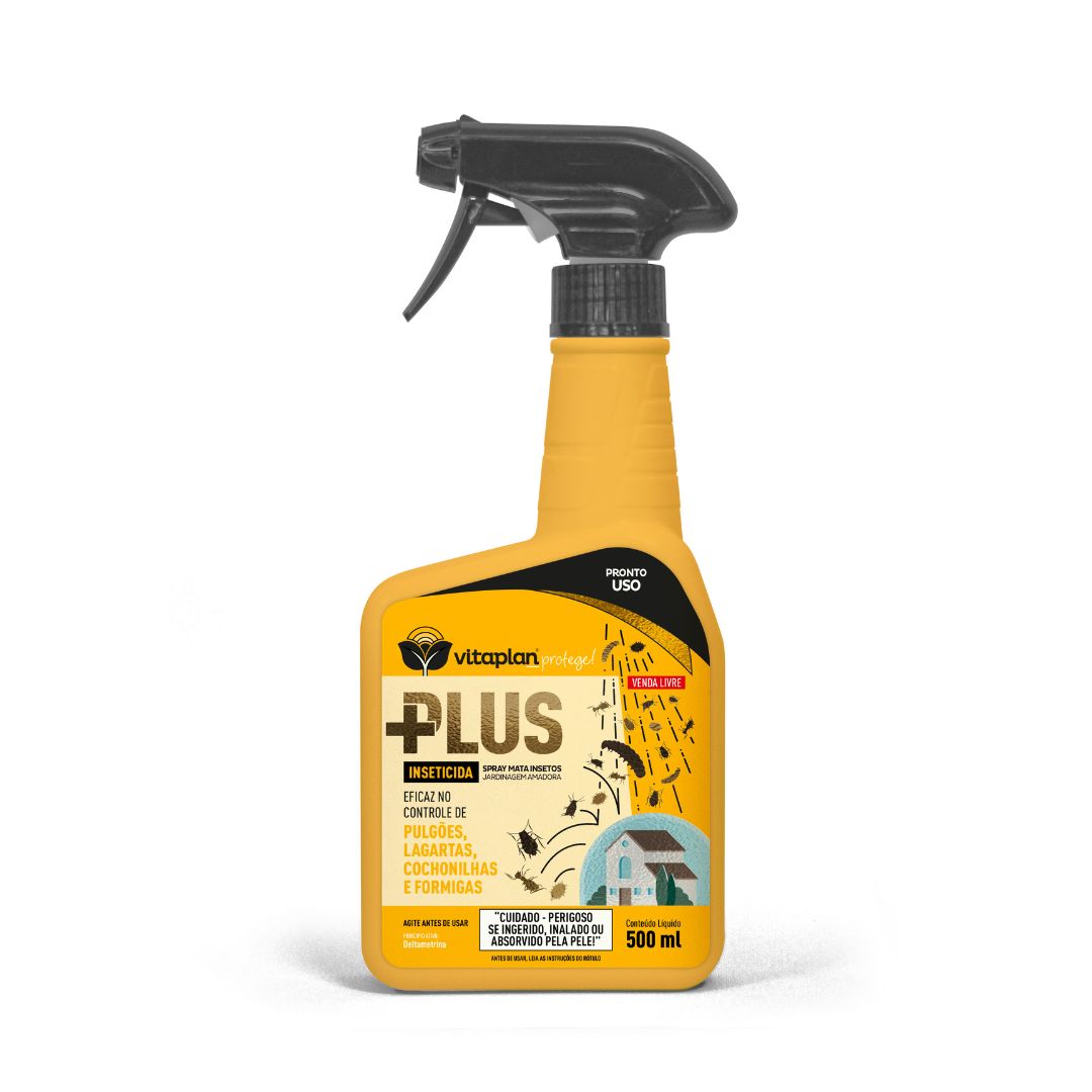 INSETICIDA EM SPRAY PRONTO USO PLUS 500ML - VITAPLAN